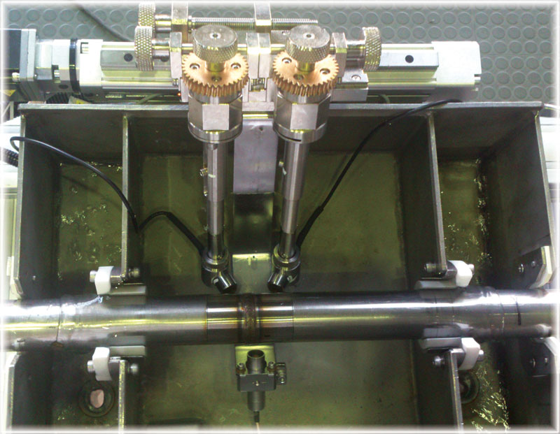 Кольцевой контроль. Дефектоскоп ИД - 92 НМ. Иммерсионная ванна для ультразвукового контроля труб. Иммерсионный метод ультразвукового контроля.